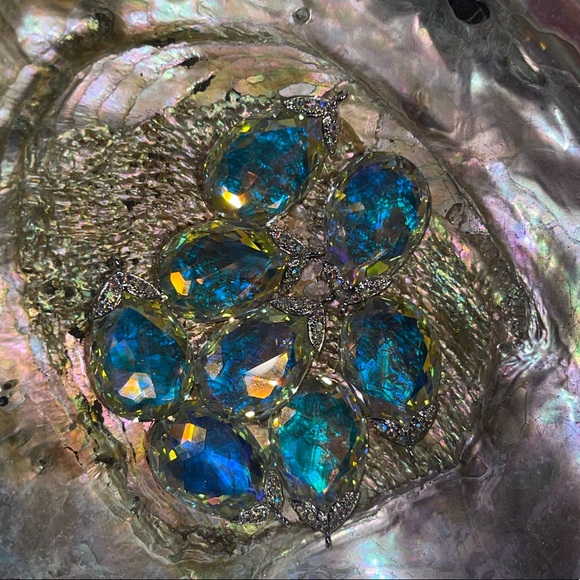 Vintage Swarovski Crystal Pendant - handmade - Picture 7 of 9